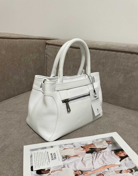 Італійська шкіряна сумка тоут нова колекція