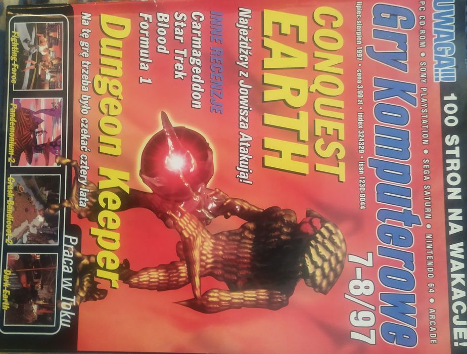 Miesięcznik Gry Komputerowe 7-8/97 i 03/01