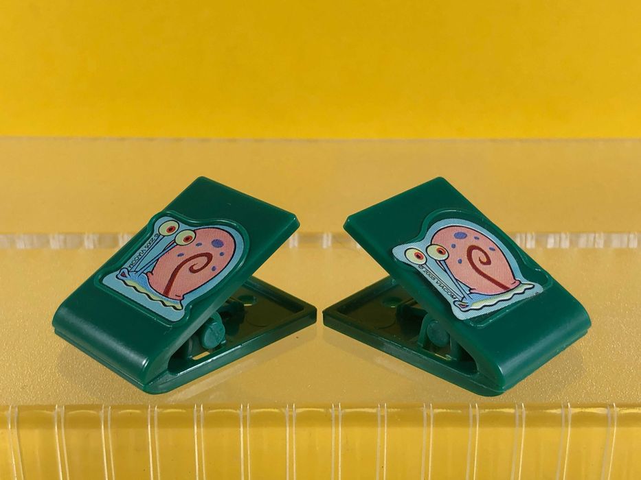 Kinder zestaw 18 figurek z serii "SpongeBob"+22 karteczki, 2005 r.