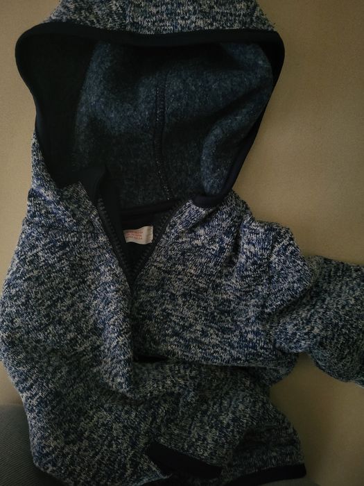 H&M Bluza granatowy melanż