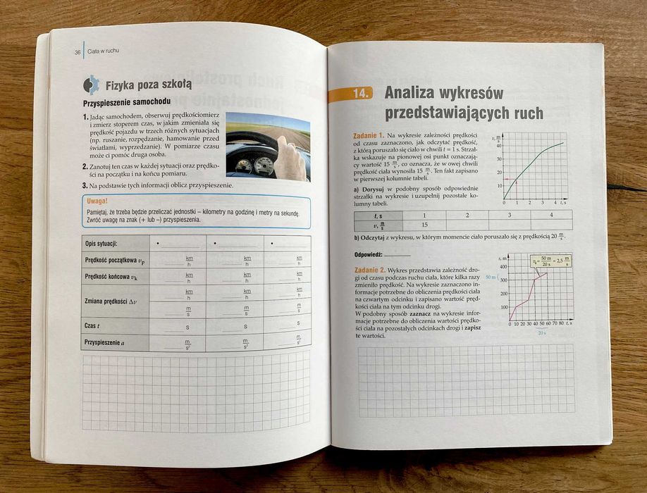 Zeszyt ćwiczeń do fizyki klasa 7 ćwiczenia Nowa Era