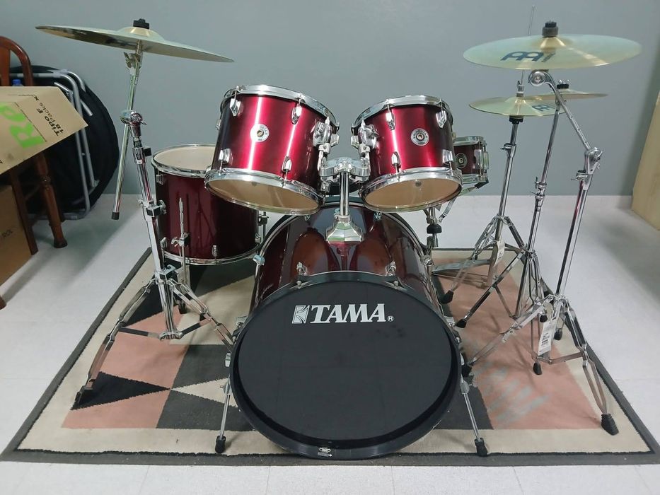 TAMA Swingstar – Kit Completo + Pratos MEINL HCS Novos | Excelente Estado