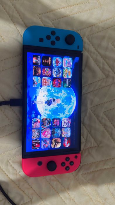 Switch Oled Desbloqueada 256gb