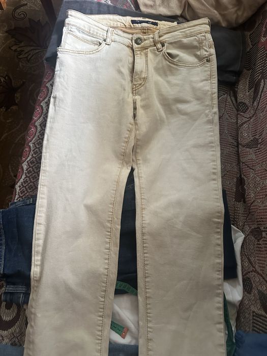 Джинси / брюки Armani Jeans (Оригінал) — колір кемел / пісочний