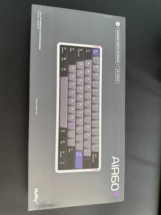 Дротова магнітна клавіатура NuPhy Air60 HE / Low-Profile Magnetic Jade / RGB, ANSI US