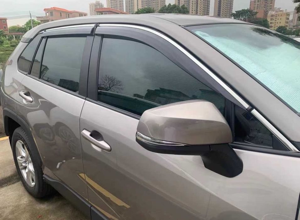 Вітровики Ветровики Дефлекторы окон хром Toyota RAV-4 RAV4 2019+