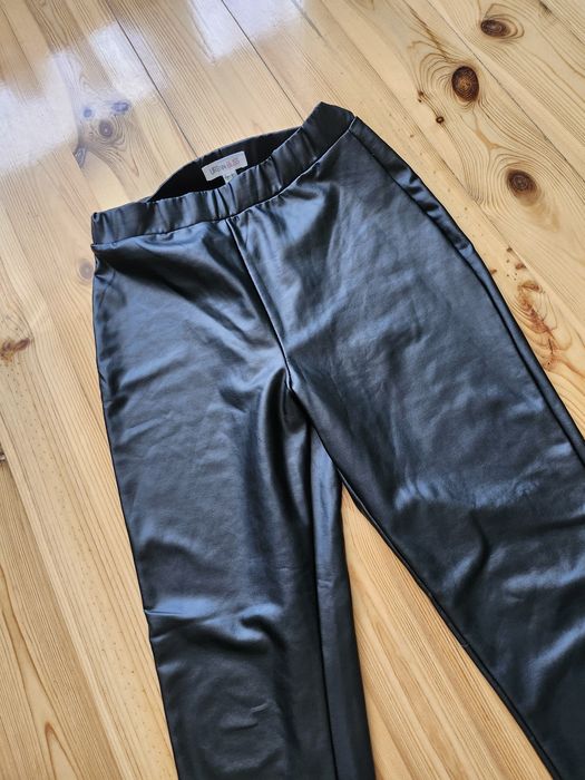 Leginsy skórzane L-xl