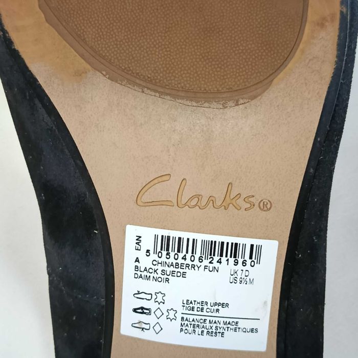 Жіночі шкіряні замшеві туфлі від Clarks