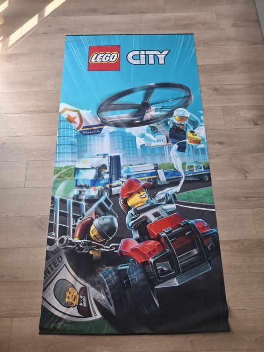 Plakat materiałowy lego