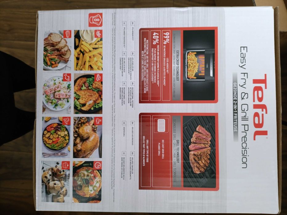 Airfryer Tefal frytkownica easy&grill precusion EY505815