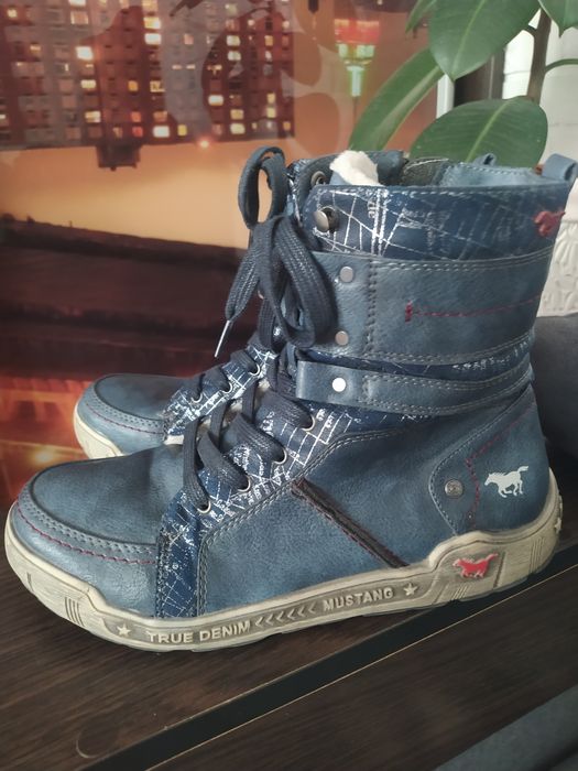 Черевики ботинки сапожки чоботи для хлопчика Mustang Denim