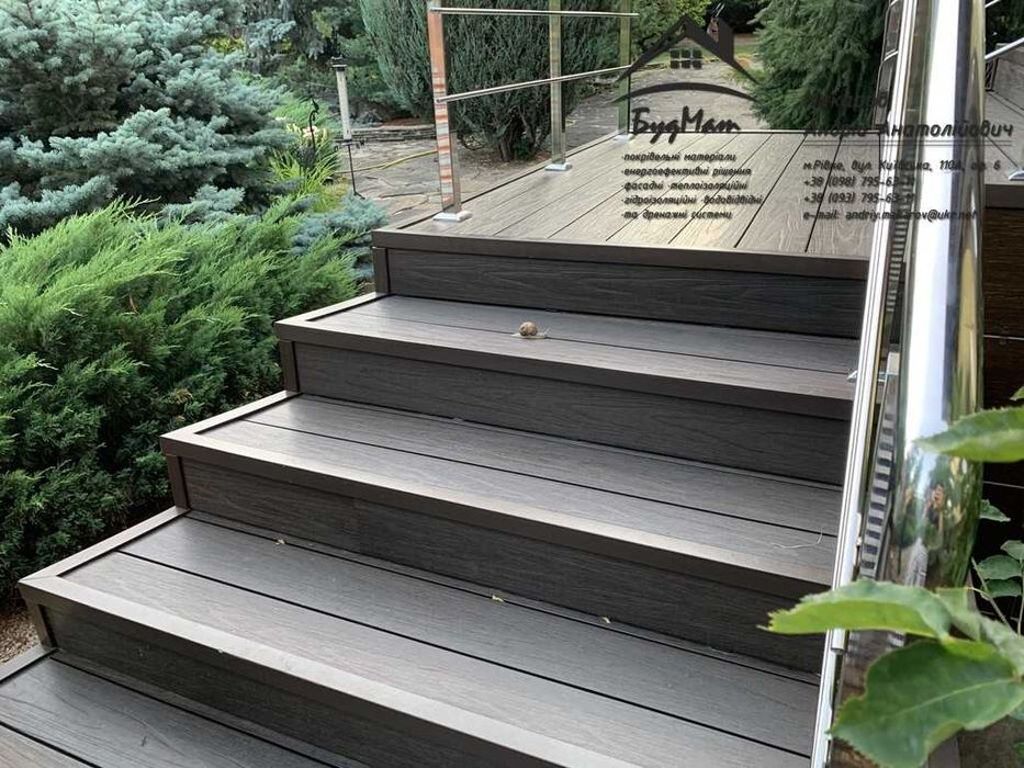Терасна дошка ДПК — заміна дерева, не боїться води та морозу
