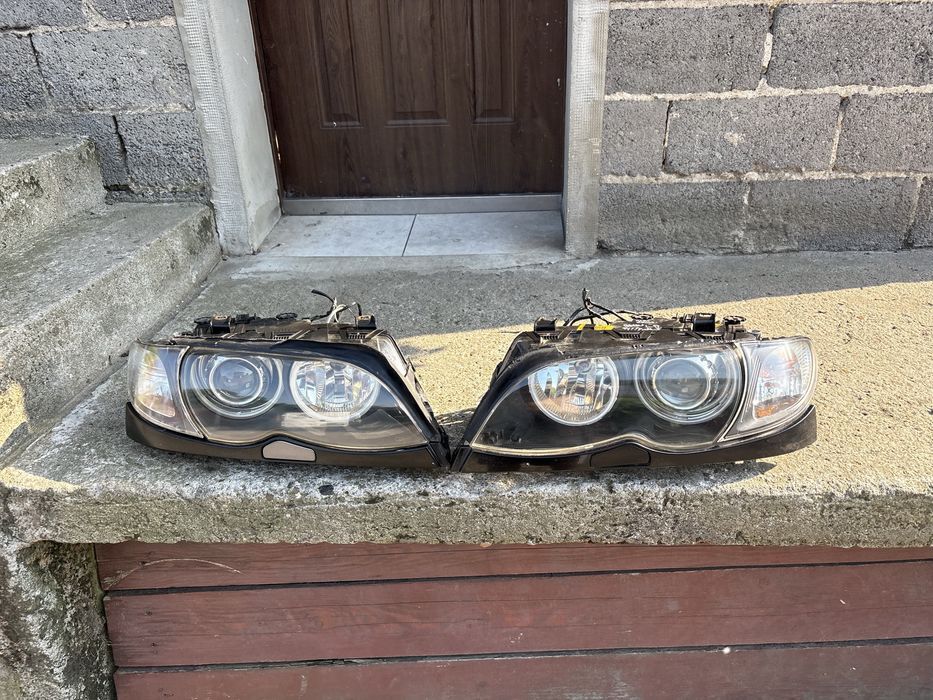 Lampy przód przednie xenony xenon bmw e46 sedan touring polift europa