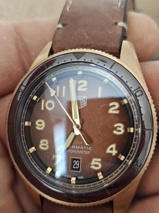 „TAG Heuer Autavia Bronze WBE5191.FC8276 Calibre 5 COSC Full Set