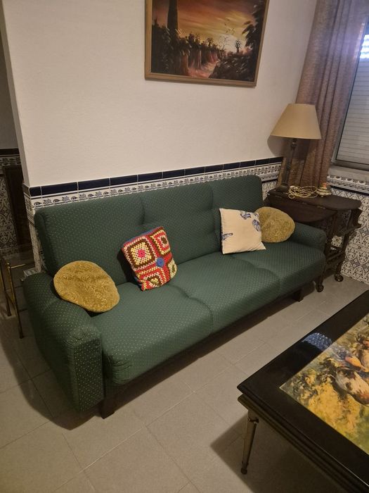 Sofá verde 205x85x90