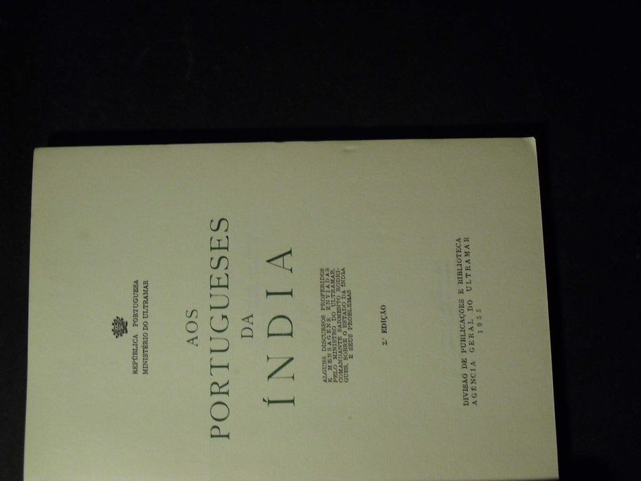 RODRIGUES (CAPITÃO M.M.SARMENTO)- AOS PORTUGUSES DA ÍNDIA