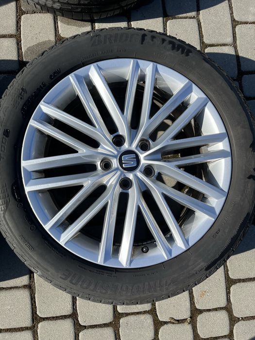 Alufelgi 5x112 18 cali Seat Ateca Leon Altea Vw Tiguan opony 225/50/18