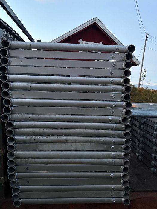 Rusztowanie aluminiowe długości 2,57m - 150m2
