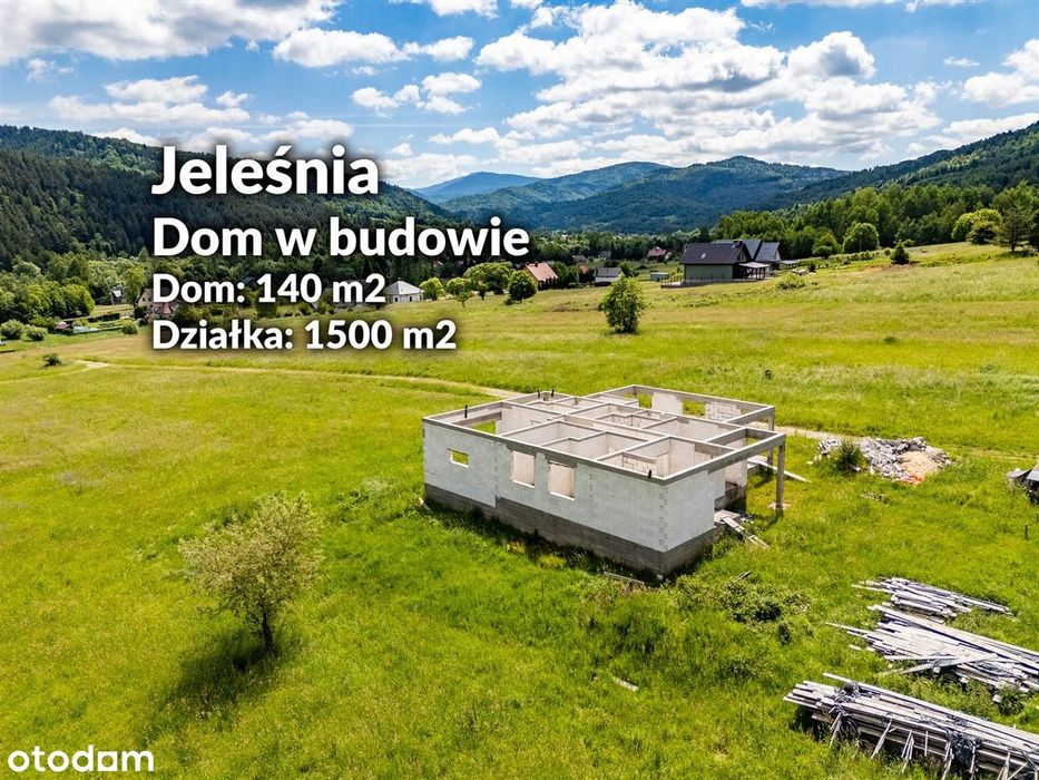 dom w budowie | Jeleśnia| widokowa działka - Widok 4