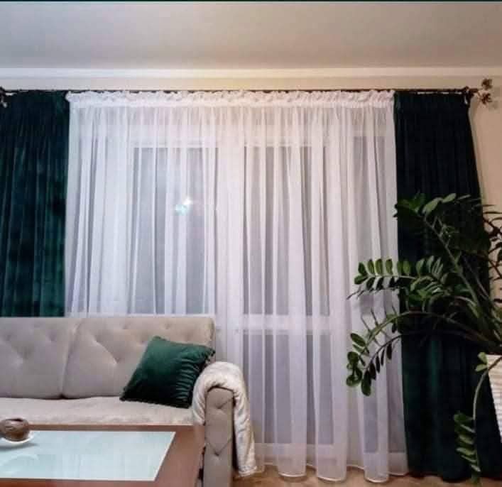 Firana woalowa na taśmie marszczącej