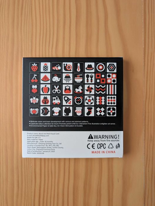 Educational Baby Flashcard Set | Visual & Cognitive Stimulation