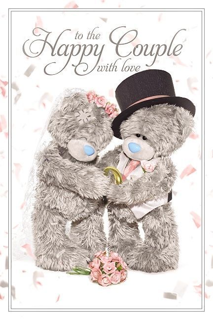 Karnet Holograficzny 3D To The Happy Couple With Love 228X152 Carte Blanche Greetings Ltd.