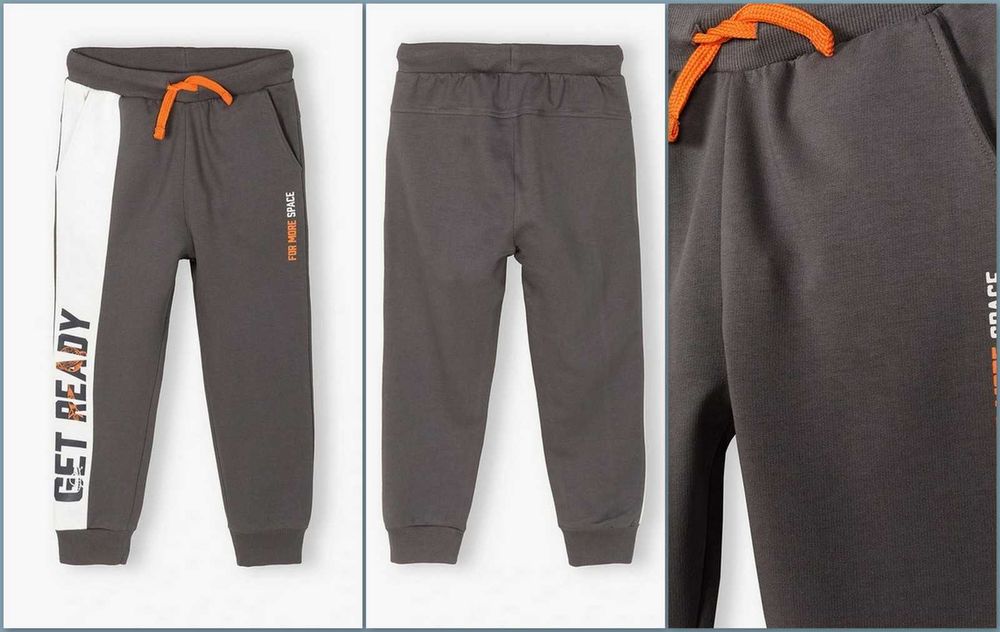 5.10.15.  grafitowe spodnie dresowe