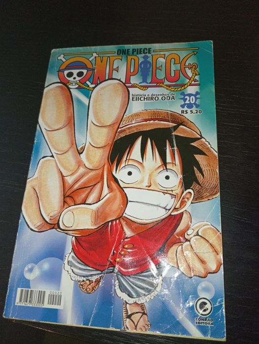 Mangá One piece antigo