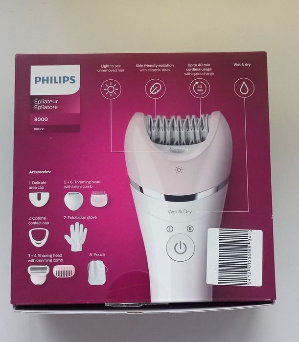 Епілятор Philips BRE721/00