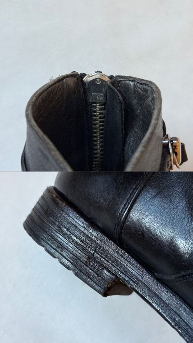 MoMa Ankle Zip Leather Boots Avant Garde guidi a.s.98 ботинки кожаные авангардные