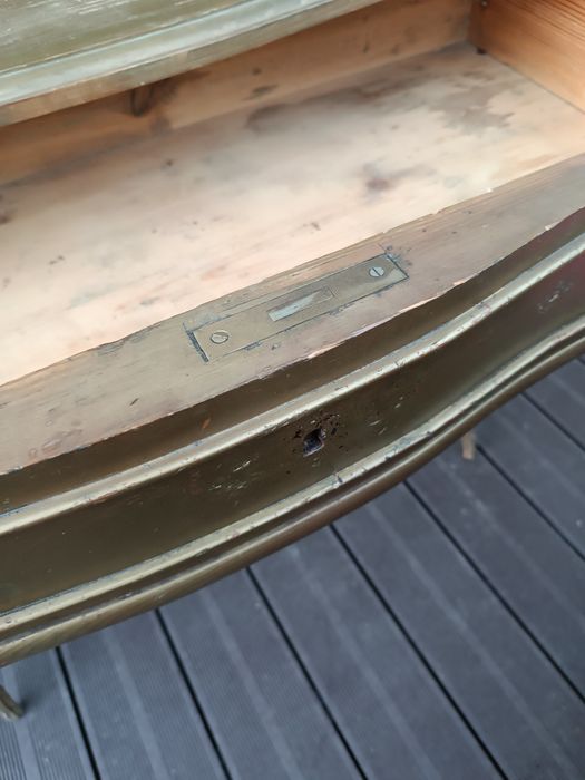 Sekretarzyk konsola toaletka biurko vintage eklektyczny stary stolik