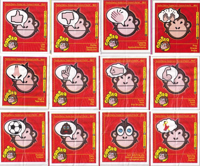 Gorila [Goriloji] - 60 papelinhos (Completa)