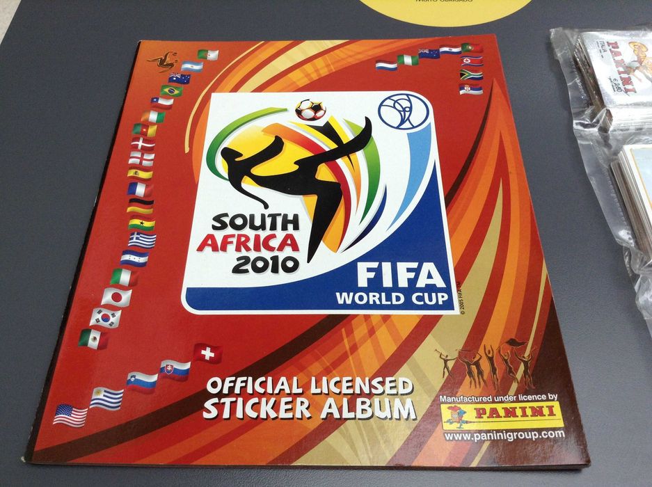 Caderneta completa Mundial Africa do Sul 2010 Panini 638 cromos NOVOS