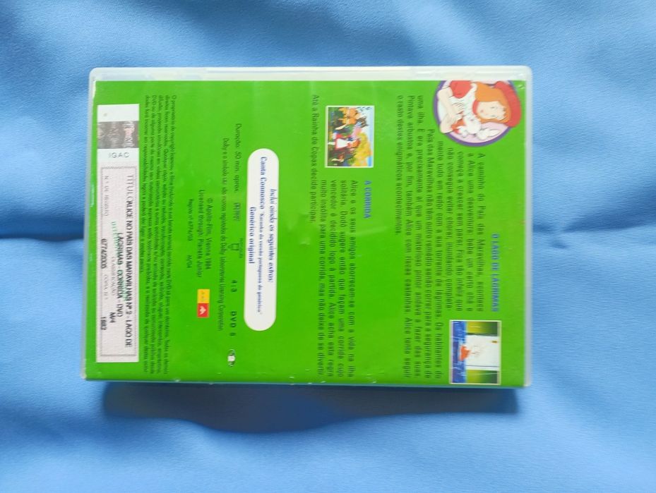 1,2,3 da coleção de DVD's de Alice no País das Maravilhas