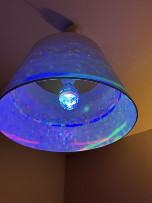Żarówka LED mini party light disco E27 obrotowa