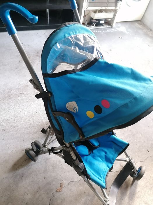 Carrinho bebe azul