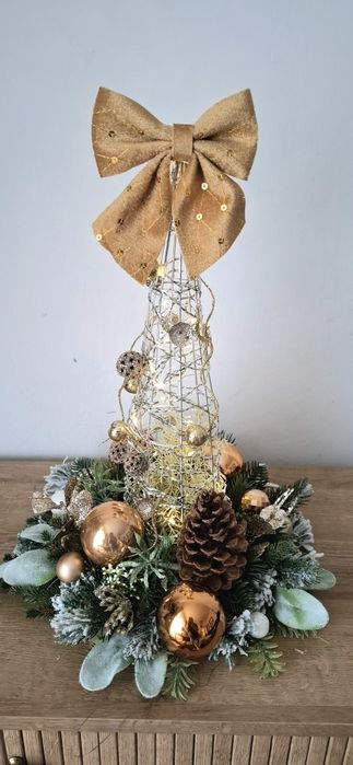 Stroik świąteczny z led srednica ok 40cm