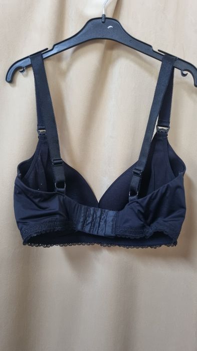 Czarny stanik biustonosz usztywniany bez fiszbin H&M
