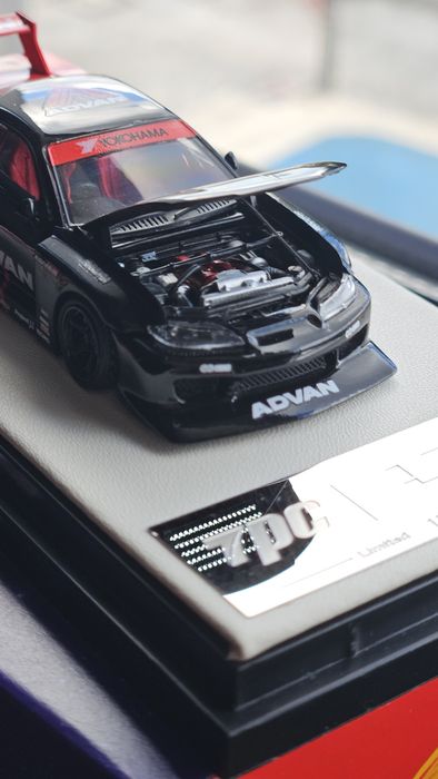 Nissan Silvia LBWK Advan 1/64 TPC