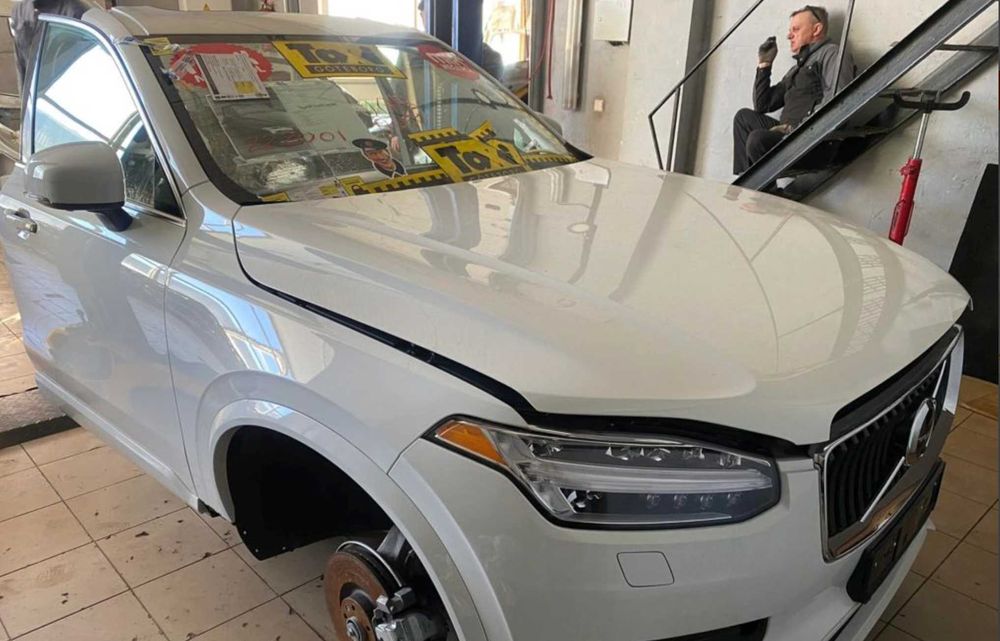 Volvo XC90 бампер передний бу разборка