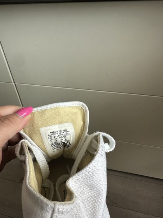 Damskie białe Converse 38