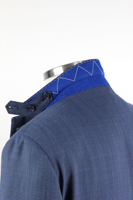 DIGEL Чоловічий трикотажний вовняний синій піджак. Оригінал. (XL)