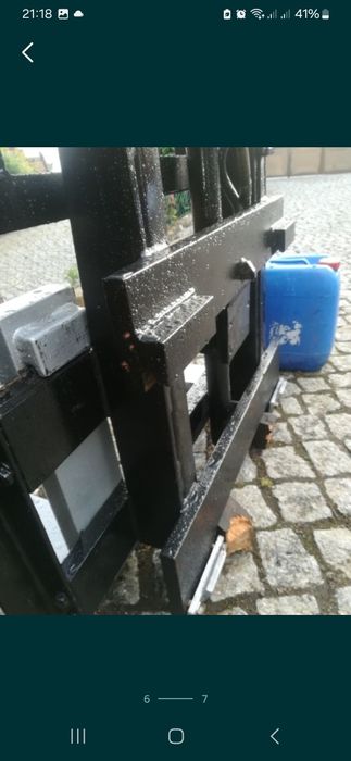 Prensa para hortícolas para empilhador