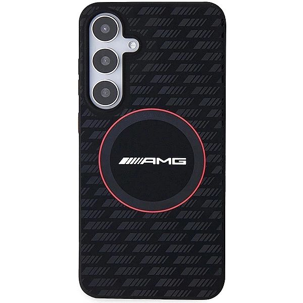 Etui AMG Silicone Carbon Pattern MagSafe na Samsung Galaxy S24+ - czar
