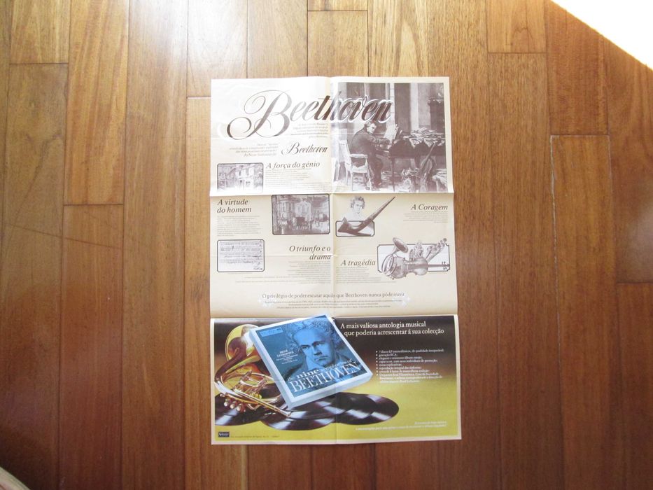 Caixa com 8 Discos Vinil LP Música Clássica - Beethoven