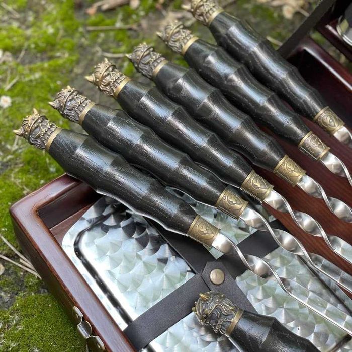 Набір шампурів ВІКІНГ BS83 Набор шампуров в кейсе на подарок