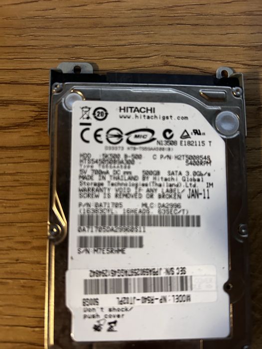 Dysk hitachi 500GB
