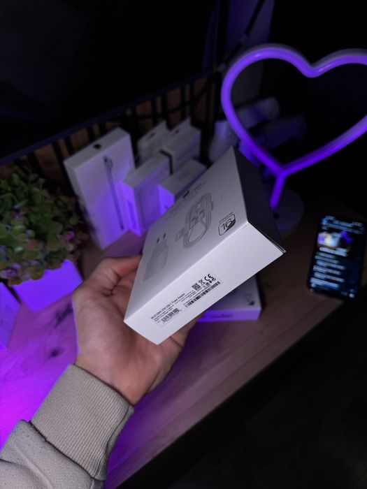 Блочок 25w + Кабель Type C/Lightning • Швидкісна зарядка для iPhone