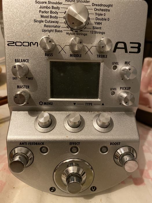 Zoom A3 Prem Amp acústico e processador de efeitos