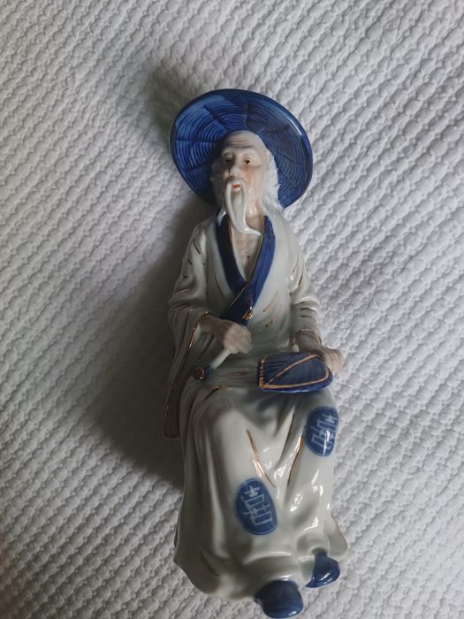 Estatua (23cm) em porcelana japonesa de Eiho